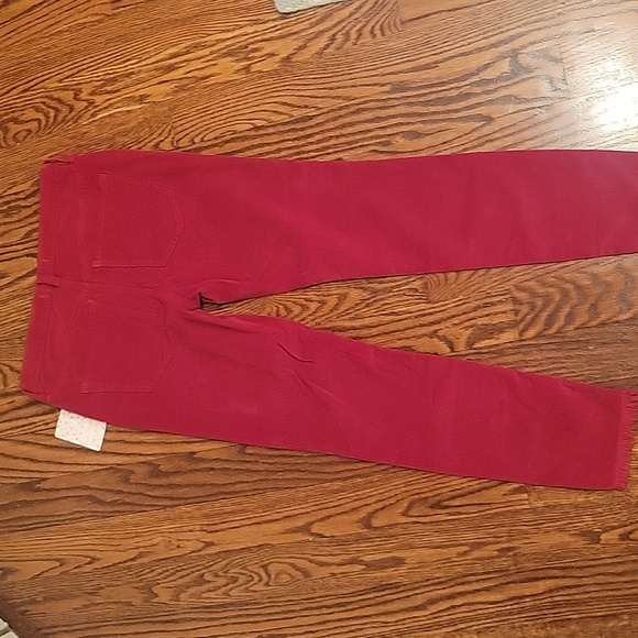 Free People.Red Corduroy Pants sz 27 - Picture 5 of 5